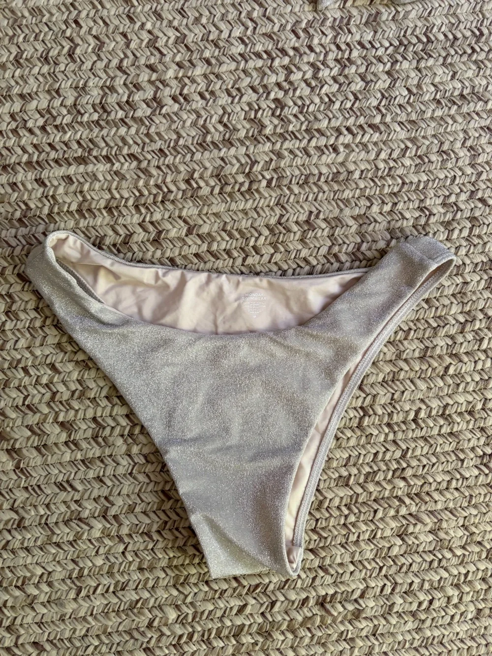 NWOT Monday Swimwear shimmer bikini